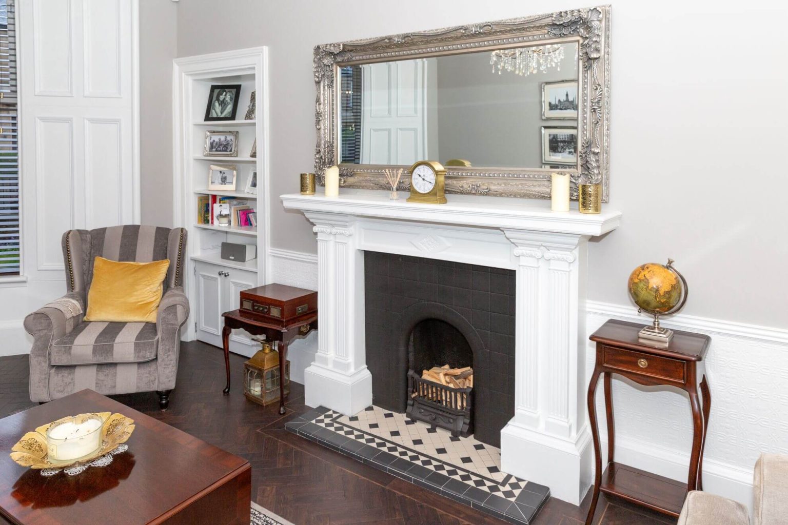 Fireplace installation